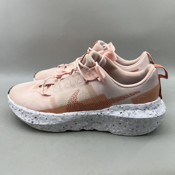 Nike Crater Impact Running Shoes Women Size 10 Peach Pink White Comfort Sneakers - Picture 3 of 9